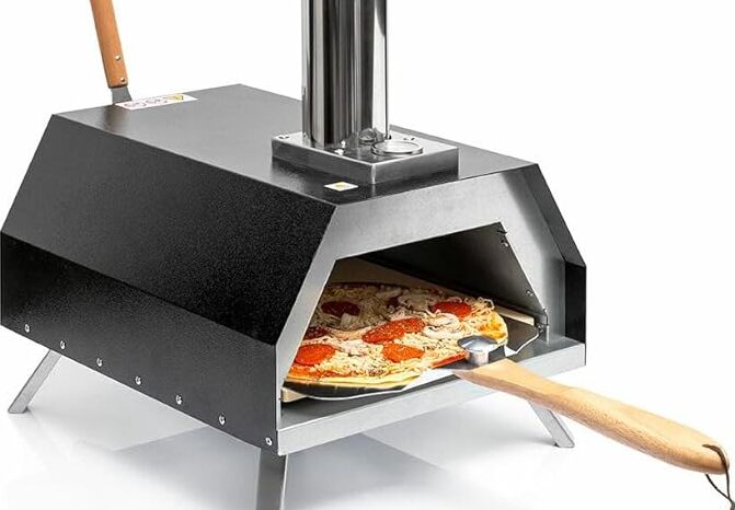 Forno domestico per pizza e pinsa romana con pietra refrattaria integrata